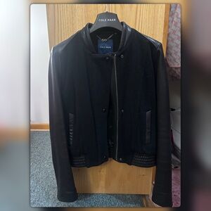 Cole Haan Women's Black Bomber Jacket